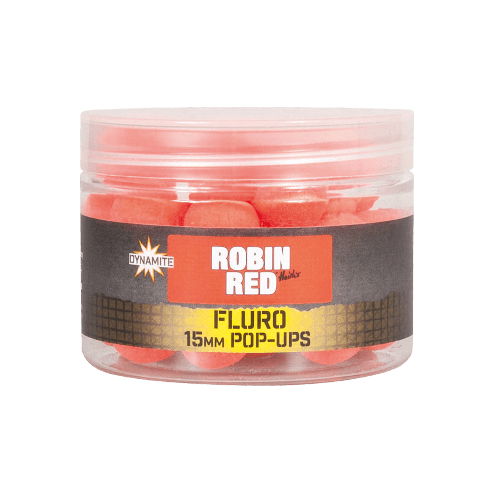 Dynamite Baits Fluro Pop-Ups Robin Red 15mm