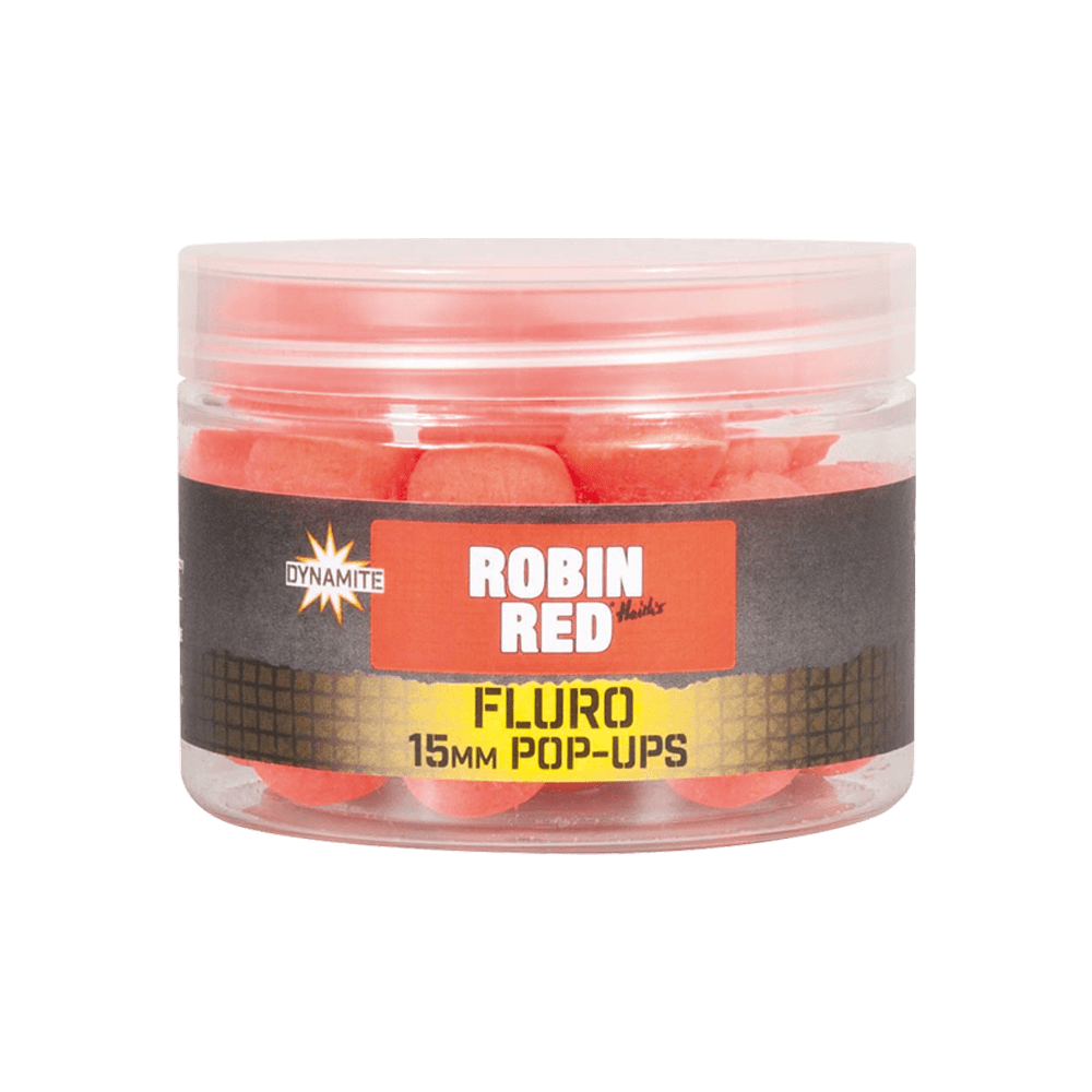 Dynamite Baits Fluro Pop-Ups Robin Red 15mm