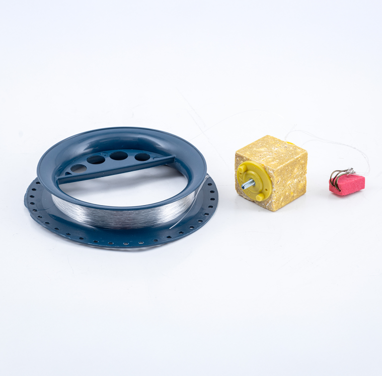 Sazan El Oltası Takımı - Büyük Kasnaklı - Savage - 4 İğneli - Küspeli