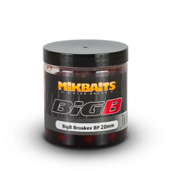 Mikbaits Big B Peach Black Pepper Boilie & Dip 250ml 20mm Şeftali Kara Biber Atraktörlü Boili