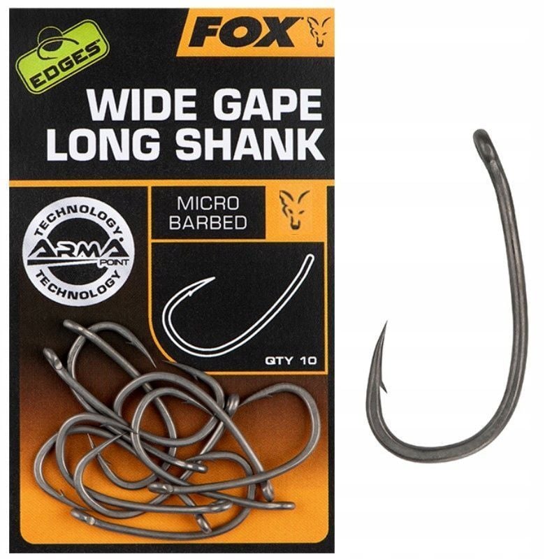 Fox Edges Wide Gape Long Shank Sazan İğnesi No 6