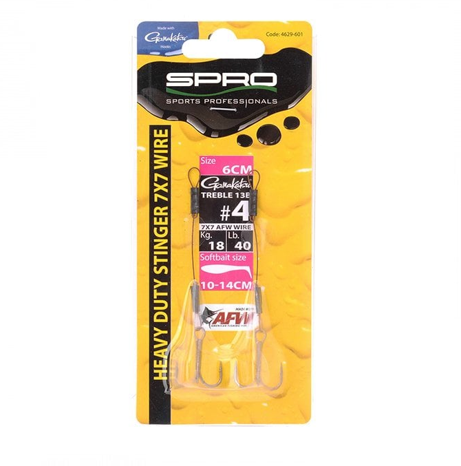 SPRO HD Stinger Beden 7x7 AFW 40LBS 6CM #4 12