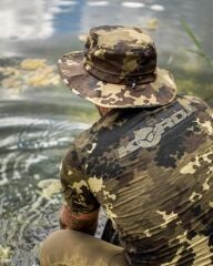 Korda Wide Brimmed Boonie Geniş kenarlı kamıflaj Sazancı Şapkası