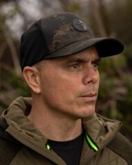 Korda Logo Patch Cap Kamulaj - Siyah Sazsancı Şapkası
