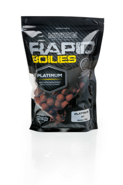Mivardi Rapid Boilies Platinum B17 20mm 250g