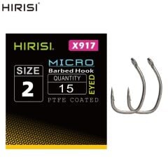 Hirisi X917 Lock Hook Micro Barbed No 2 Sazan İğnesi
