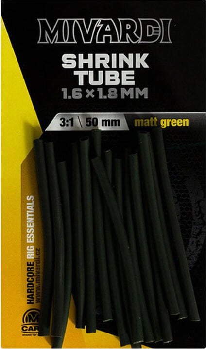 Mivardi Shrink Tube 1.6 x 1.8mm Matt Green(Haki) Daralan Hortum